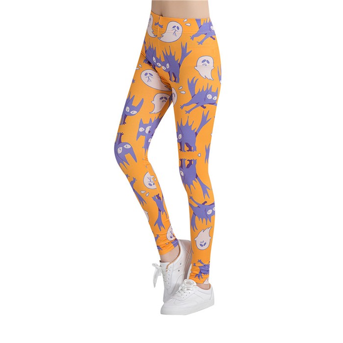 Ghost for Halloween Women's colorful Women's Yoga pants